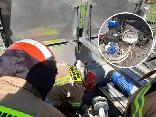 Żurawnica, Zamość: Wyciek gazu na budowie i na stacji