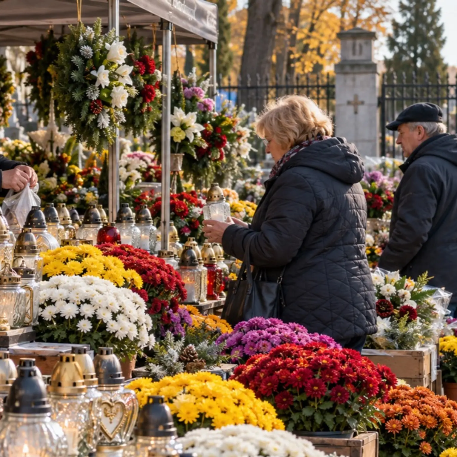 Kilka dni pracy i tysiące złotych. Przed 1 listopada rusza cmentarny biznes