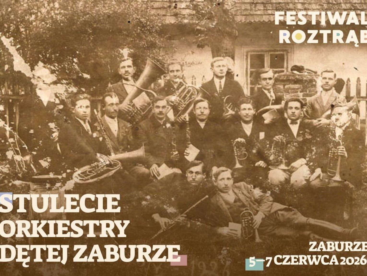 100 lat orkiestry i trzy dni świętowania. Festiwal Roztrąb przyjedzie do Zaburza
