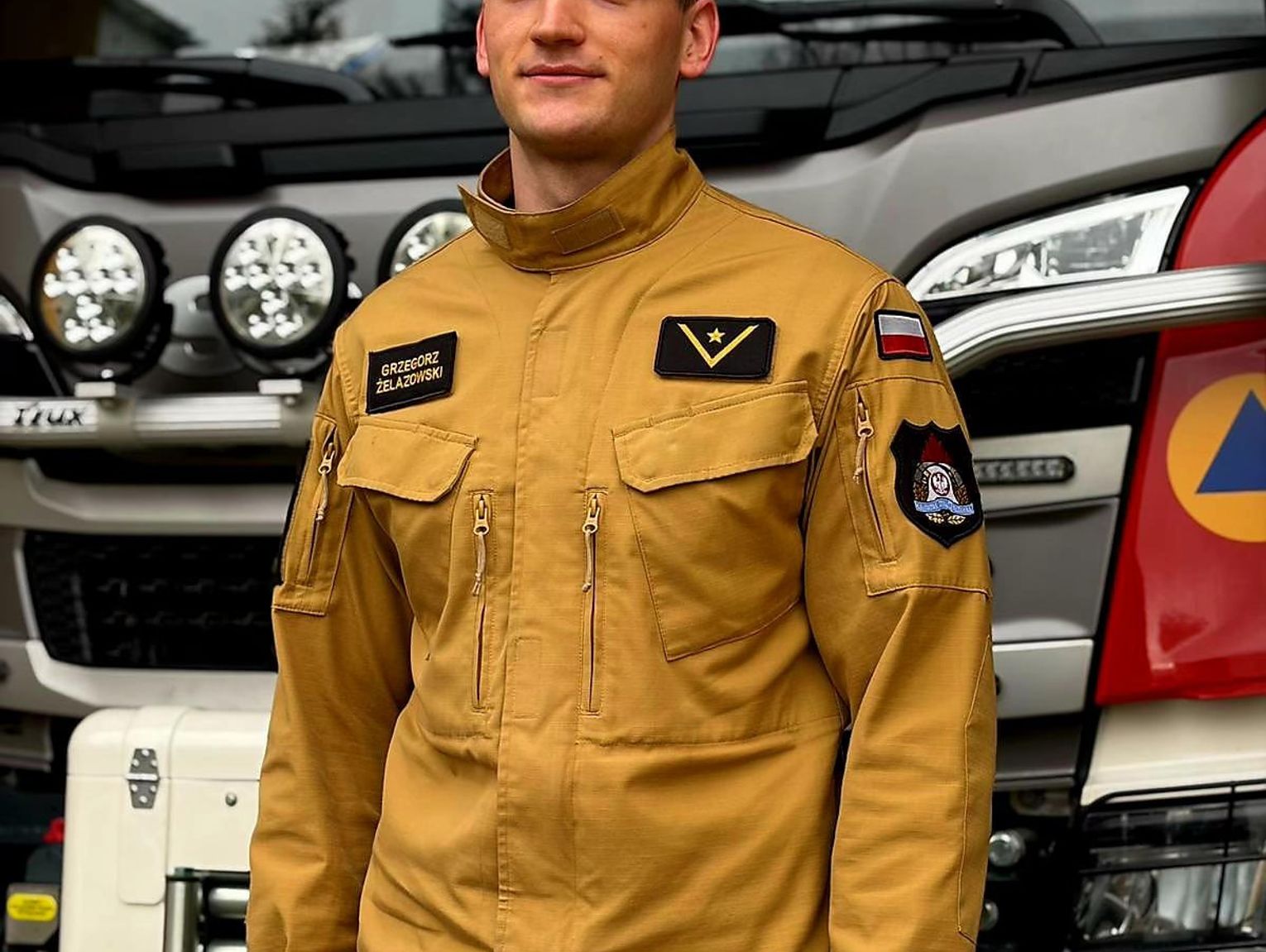 Lubelskie: Strażak uratował życie kobiecie z USA