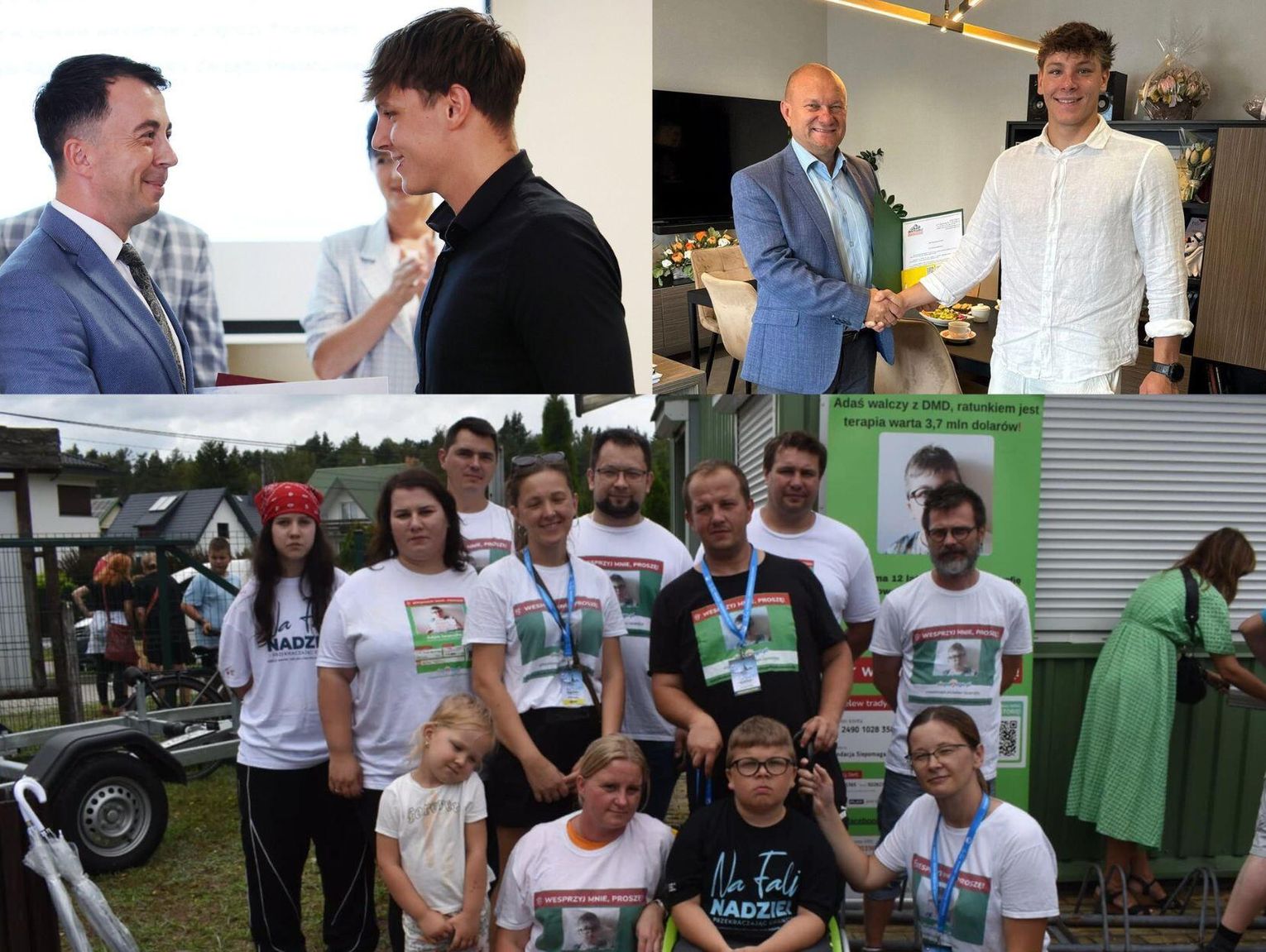 Biłgoraj: Samorządowcy dziękują Damianowi za serce i siłę