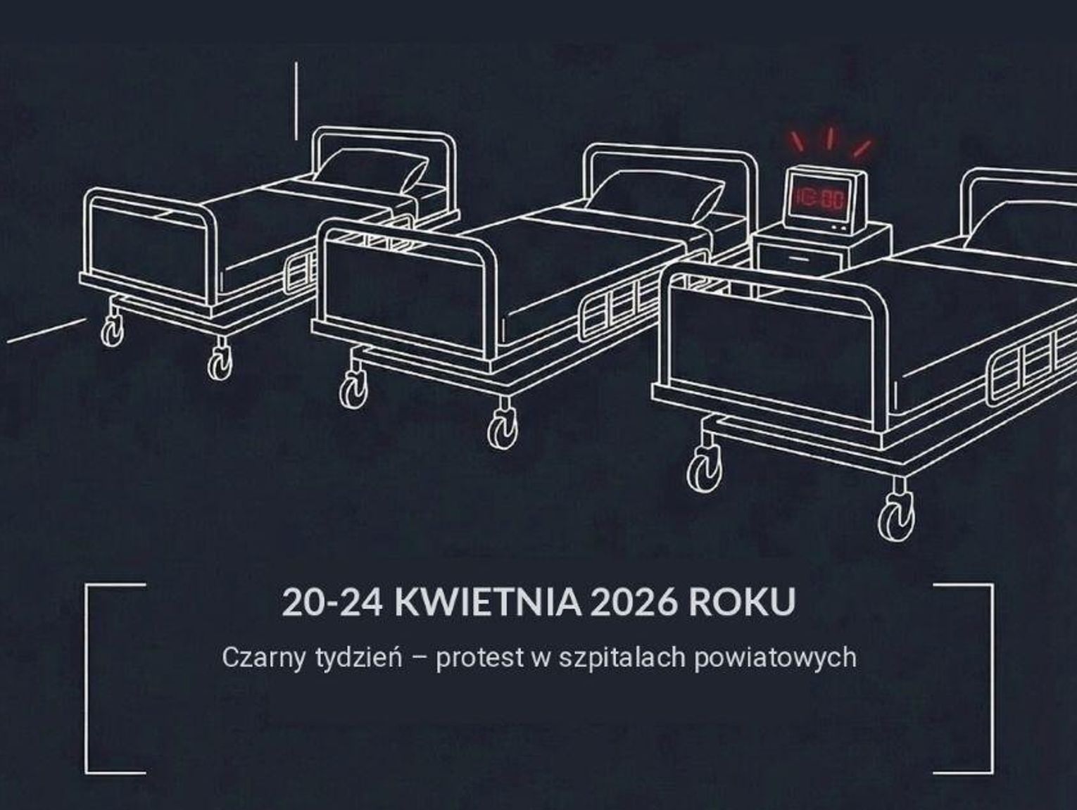 Czarny tydzień. Szpital w Tomaszowie Lubelskim włącza się w ogólnopolski protest