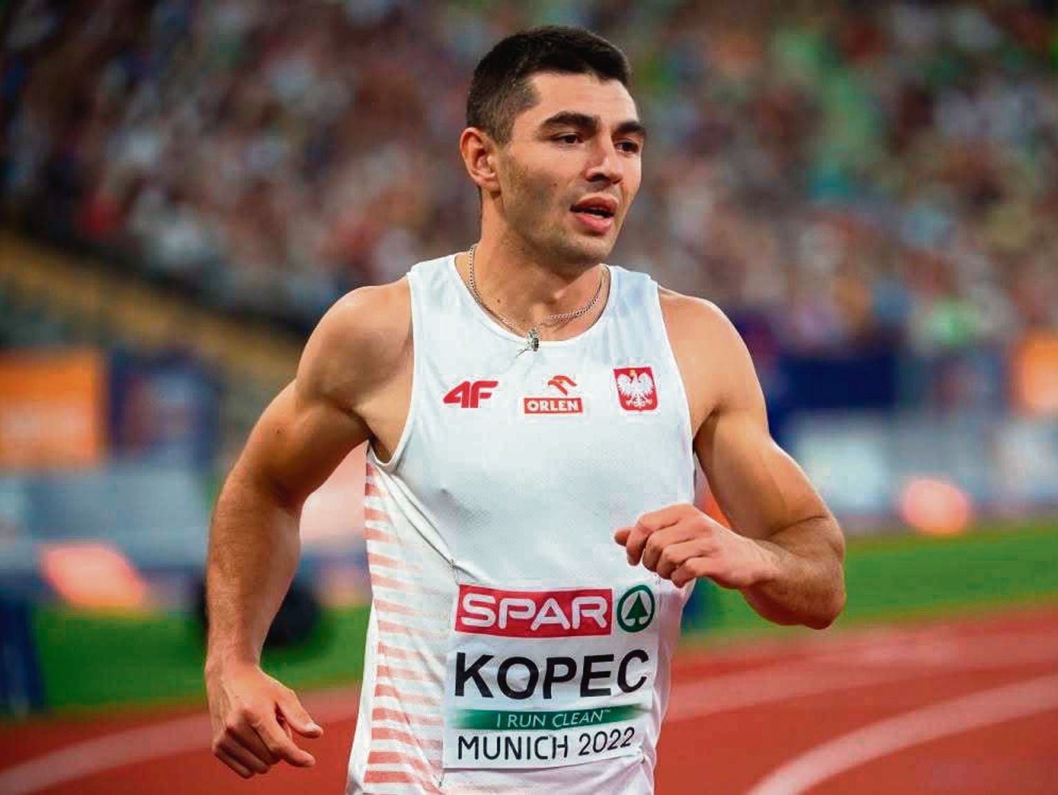 Dominik Kopeć zachwyca w Grecji. Rekordowy sprint i srebro w sztafecie