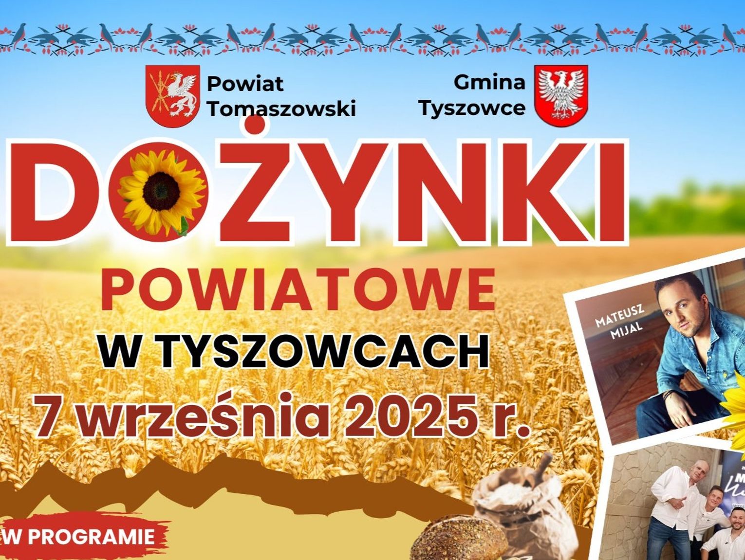Dożynki Powiatowe w Tyszowcach – wielkie święto plonów już 7 września