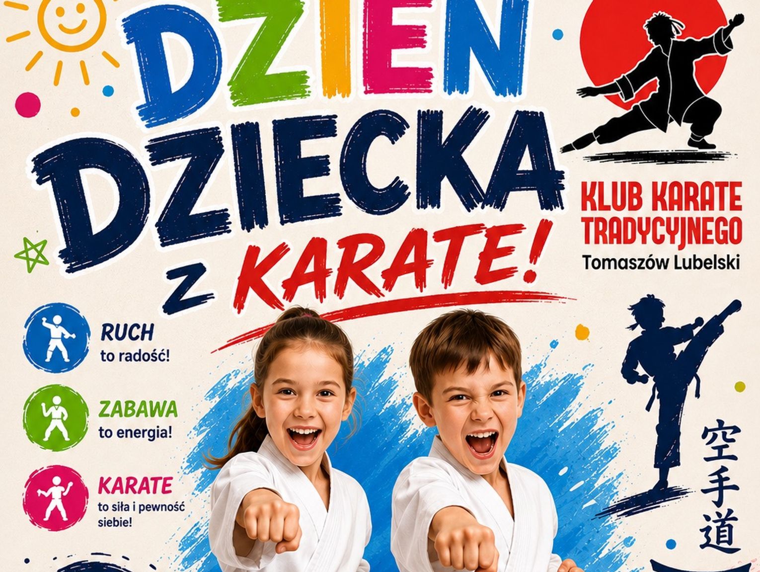 Dzień Dziecka z karate w Tomaszowie Lubelskim. Wszystko za darmo!