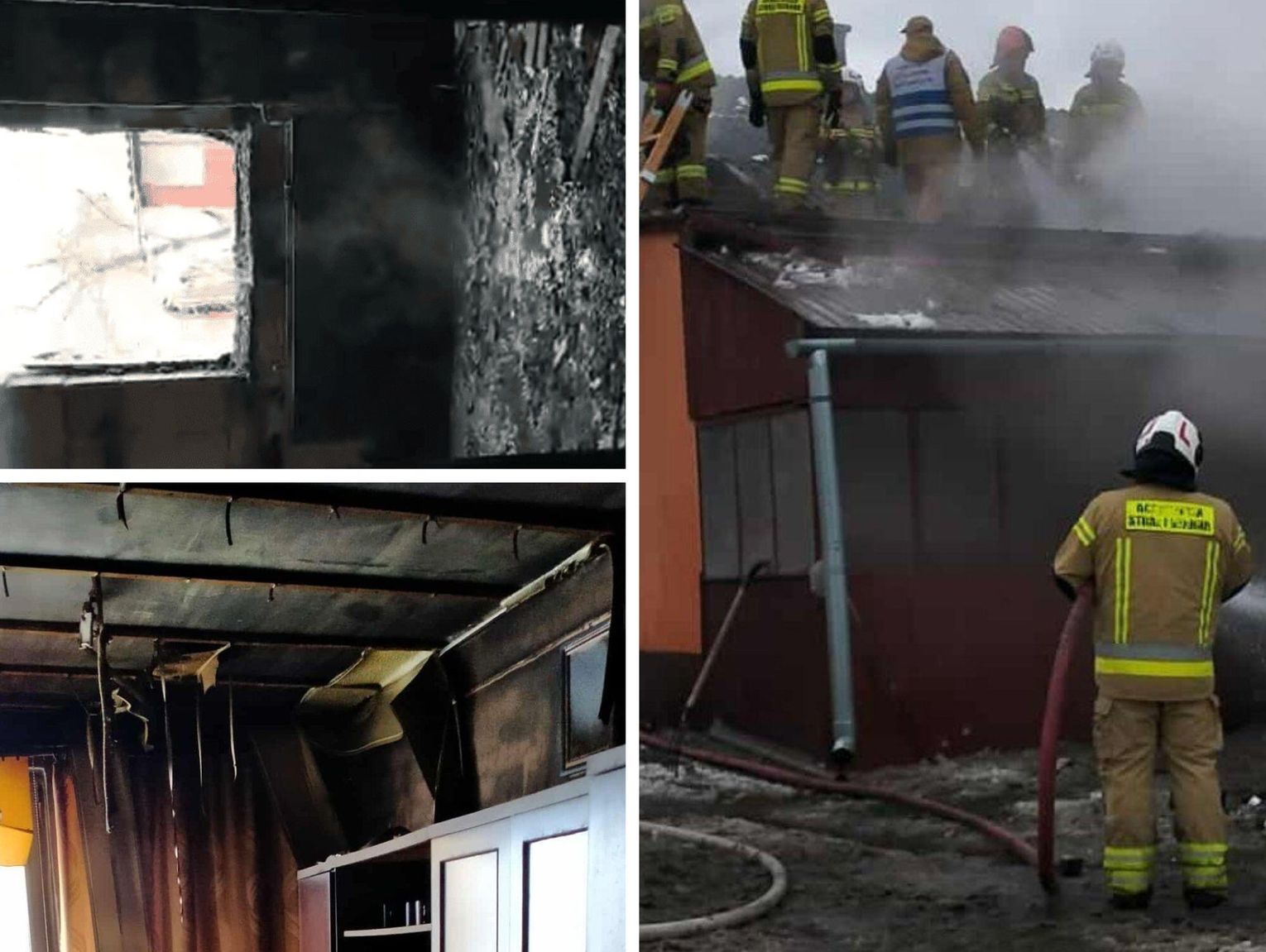 Gm. Jarczów: Seniorzy chcą do siebie. Miesiąc temu w ich domu wybuchł pożar