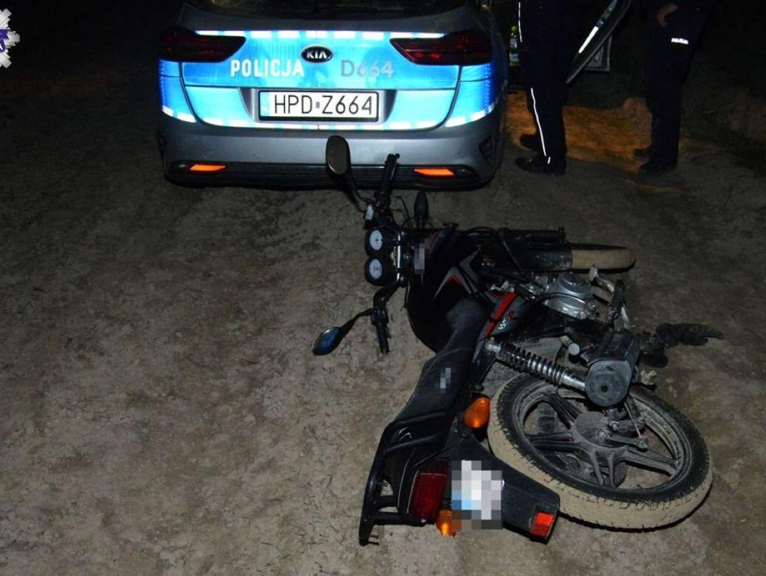 Gm. Sitno: Ojciec i syn ukarani. A zaczęło się od przejażdżki motorowerem