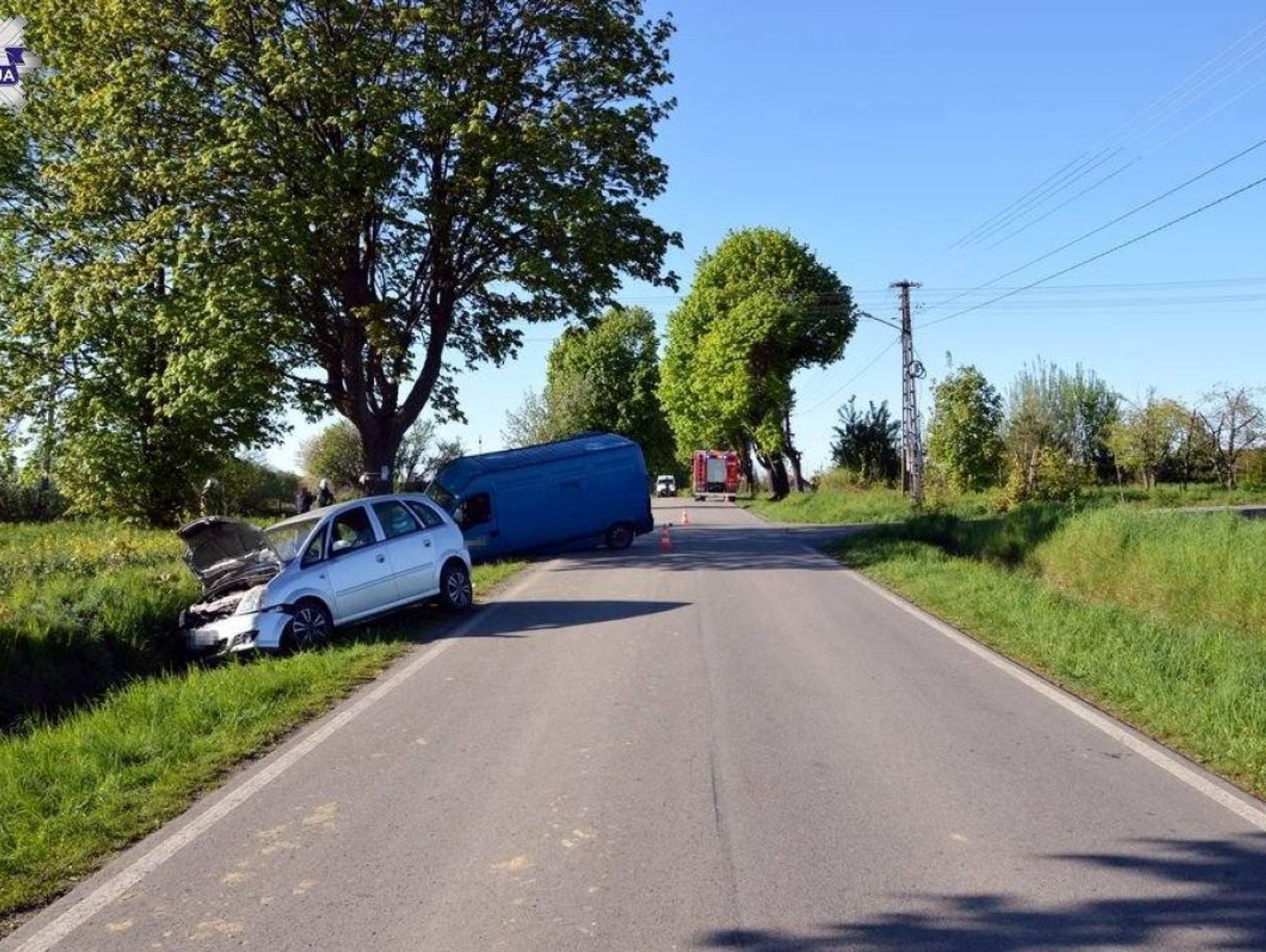 Gm. Szczebrzeszyn: Wypadek na skrzyżowaniu. Kierująca oplem nie ustąpiła pierwszeństwa przejazdu [ZDJĘCIA]