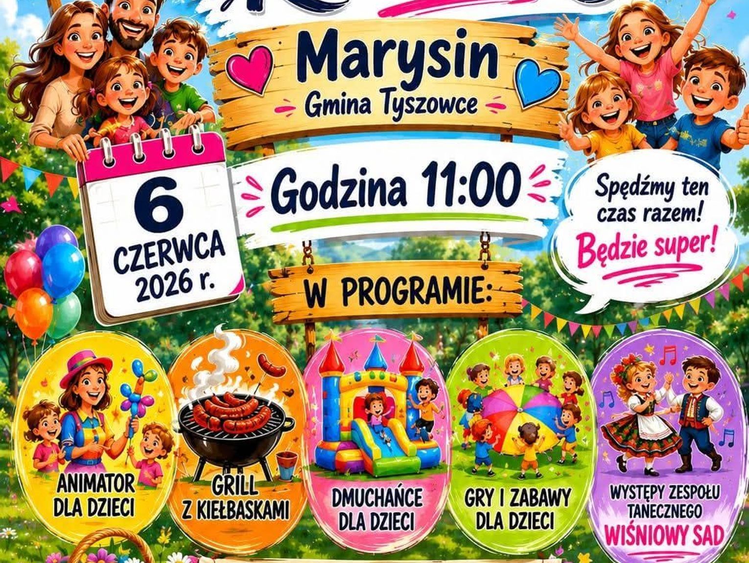 Gm. Tyszowce: Marysin zaprasza całe rodziny na piknik [PROGRAM]