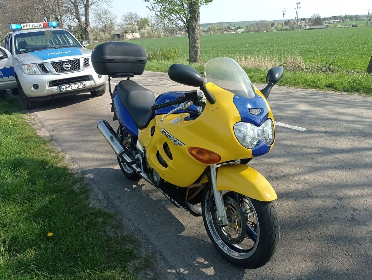 Gm. Ulhówek: Z promilami i na zakazie. Kierującemu motocyklem grozi teraz choćby 5 lat więzienia