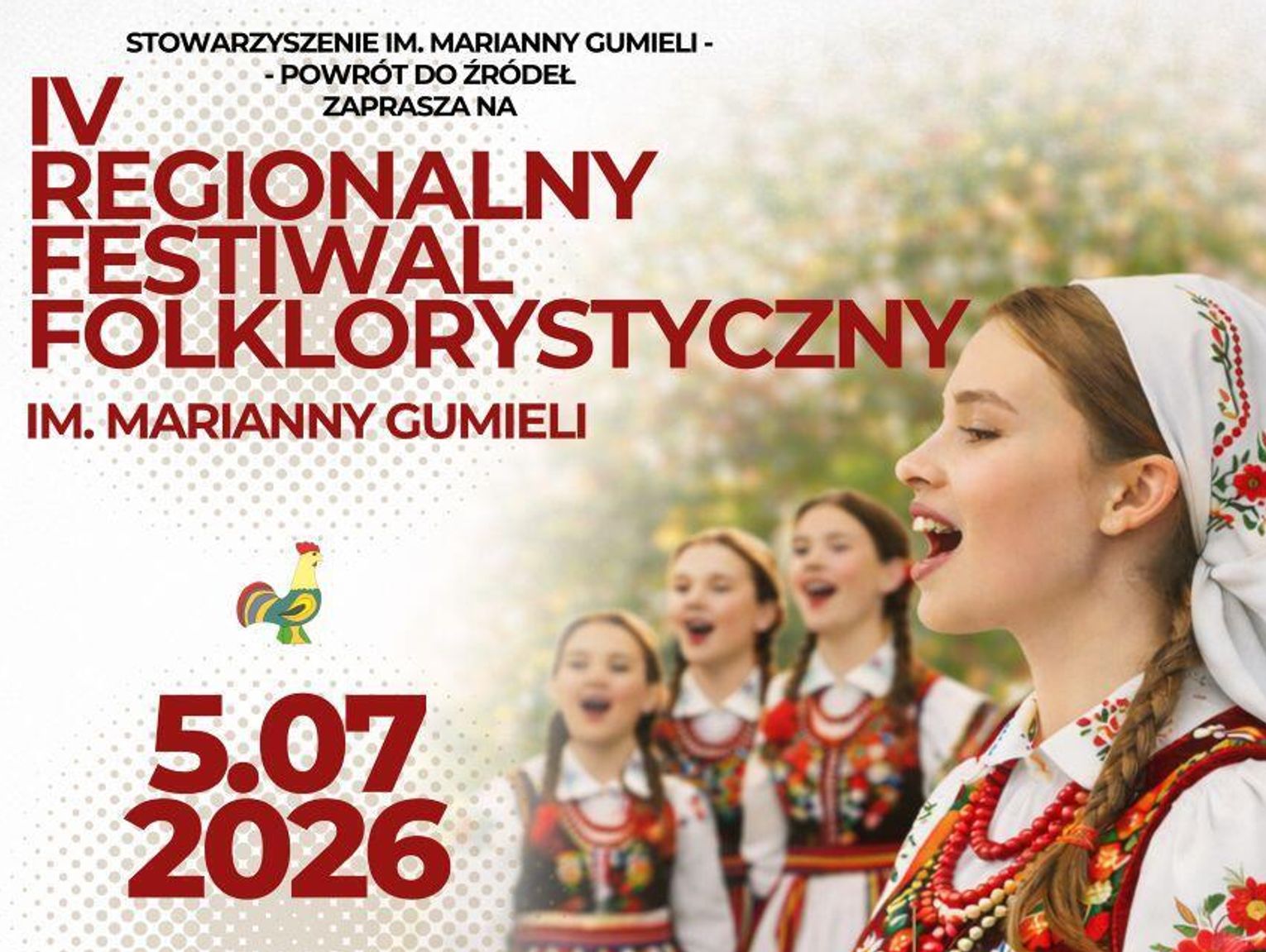 IV Regionalny Festiwal Folklorystyczny im. Marianny Gumieli już 5 lipca w Suminie