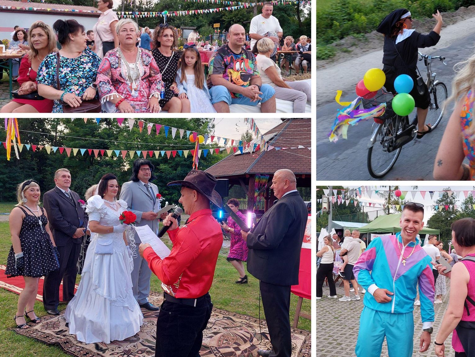 Jedziemy po Mariolkę. KGW Michalów urządziło wiejskie wesele w stylu PRL-u [ZDJĘCIA CZ. 1, FILM]