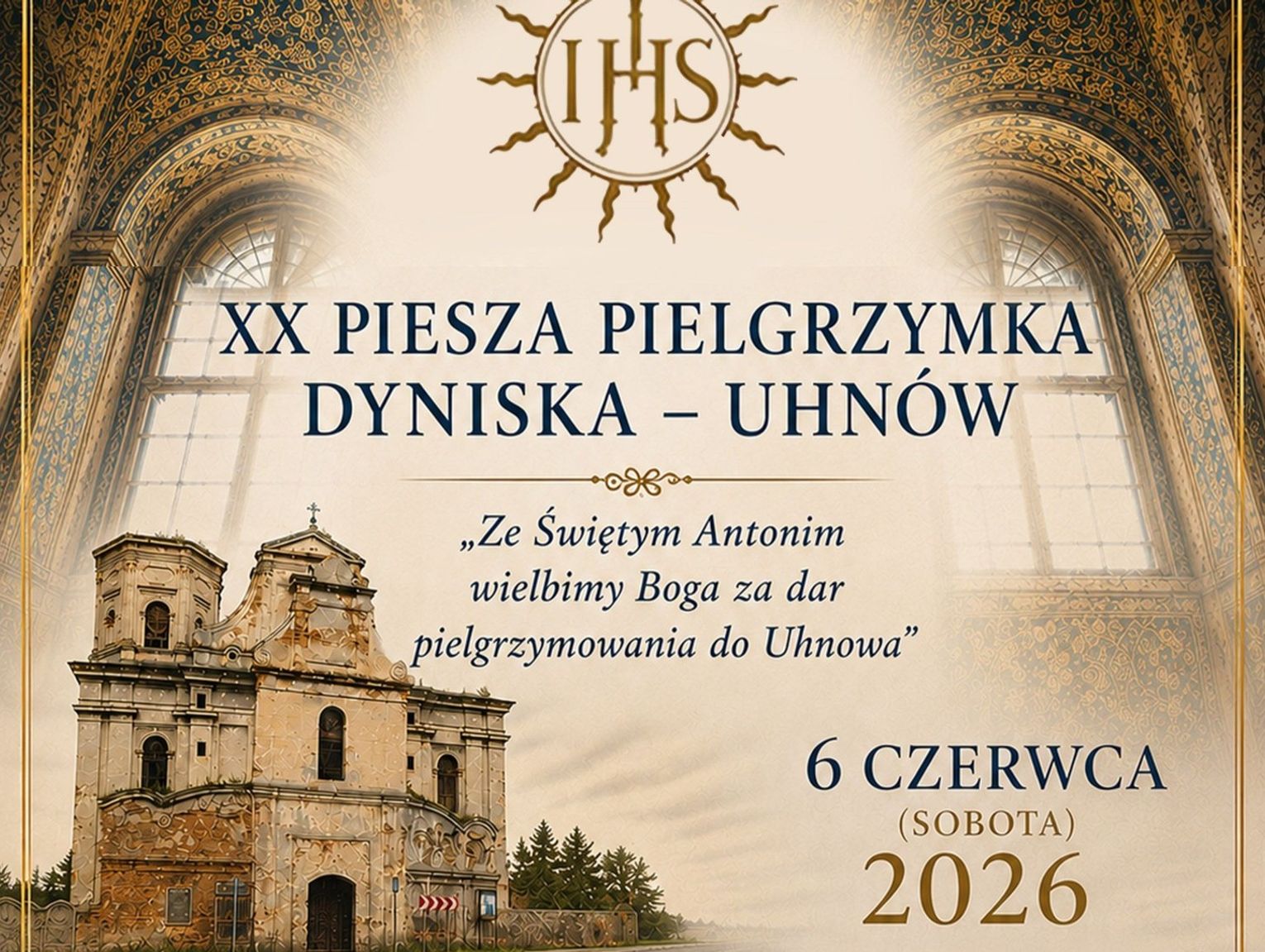 Jubileuszowa pielgrzymka z Dynisk do Uhnowa. W tym roku po raz 20.