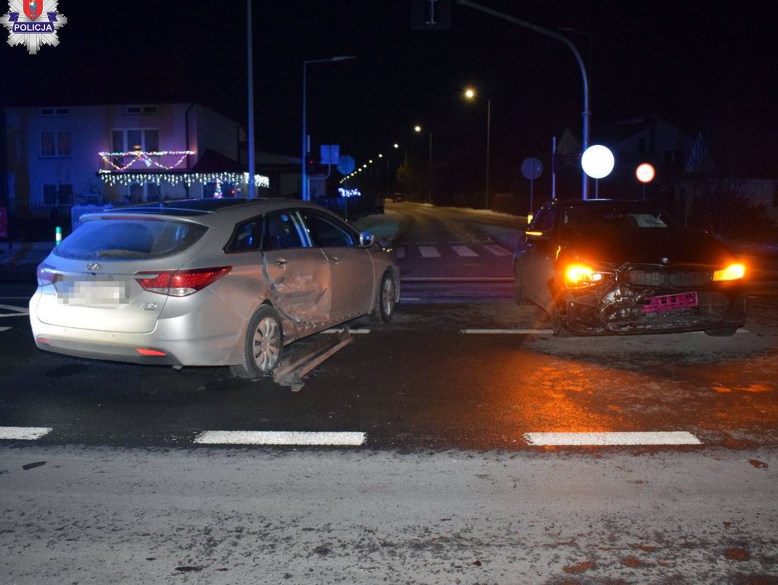 Kalinowice: Stłuczka na skrzyżowaniu. Kierowca, który nie ustąpił pierwszeństwa, dostał mandat