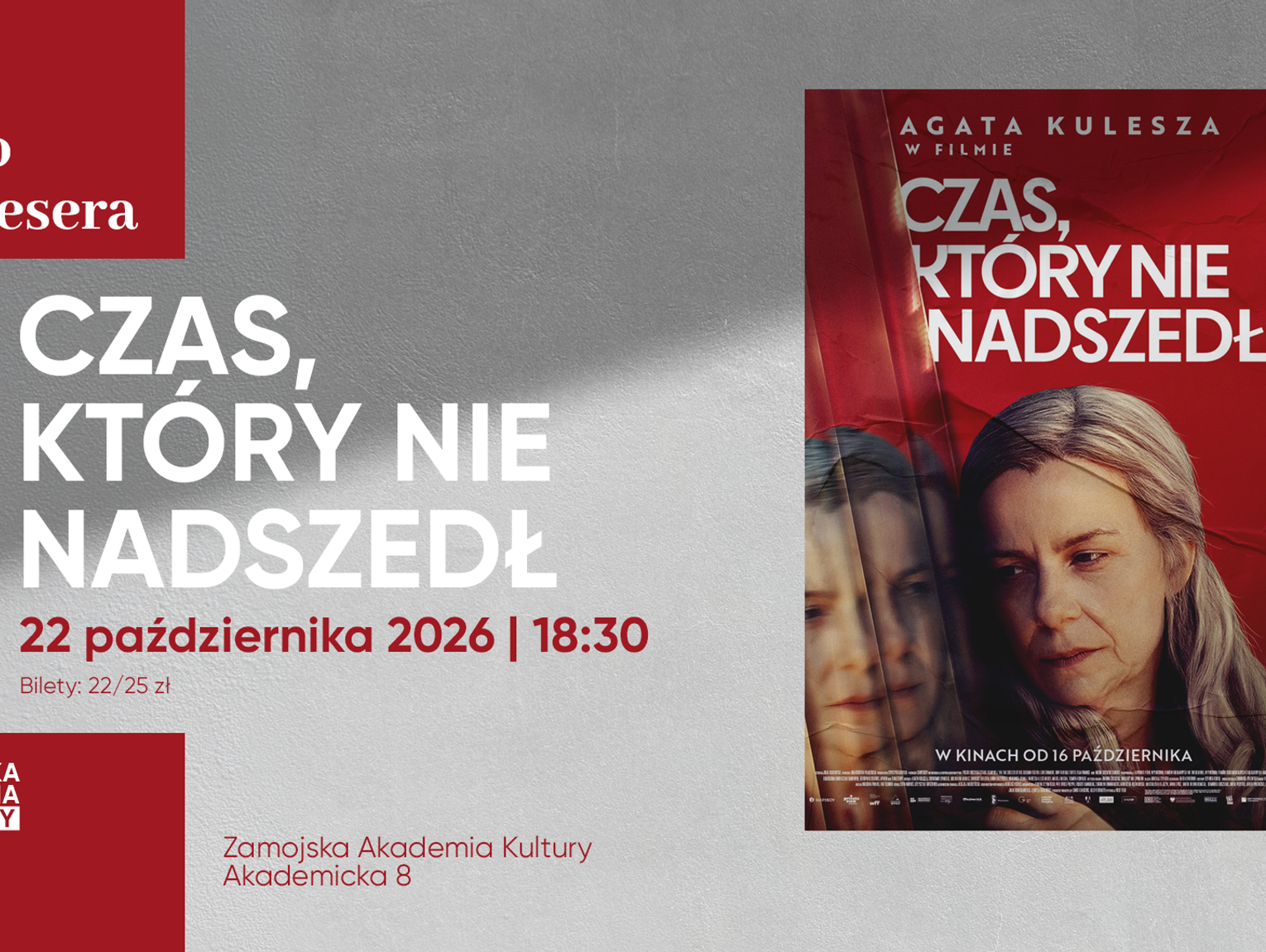 „Czas, który nie nadszedł” w Kinie Konesera w ZAK
