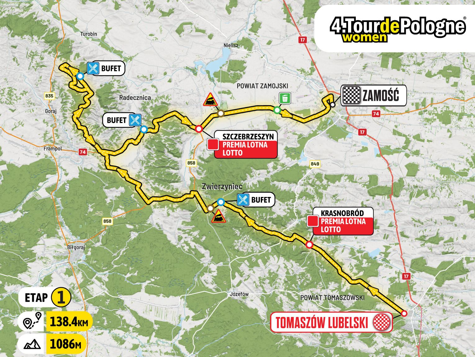 Kolarskie Święto w Tomaszowie Lubelskim. To tu wystartuje Tour de Pologne Women!