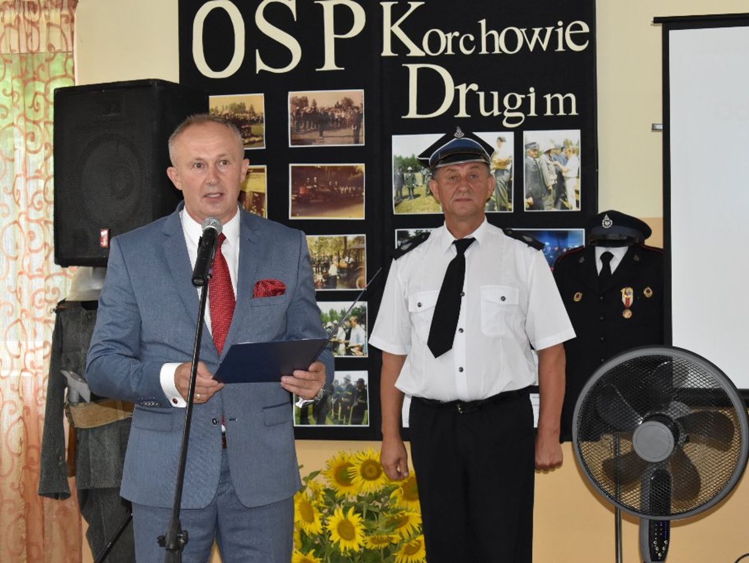 Korchów Drugi Strażacki jubileusz w Korchowie Drugim