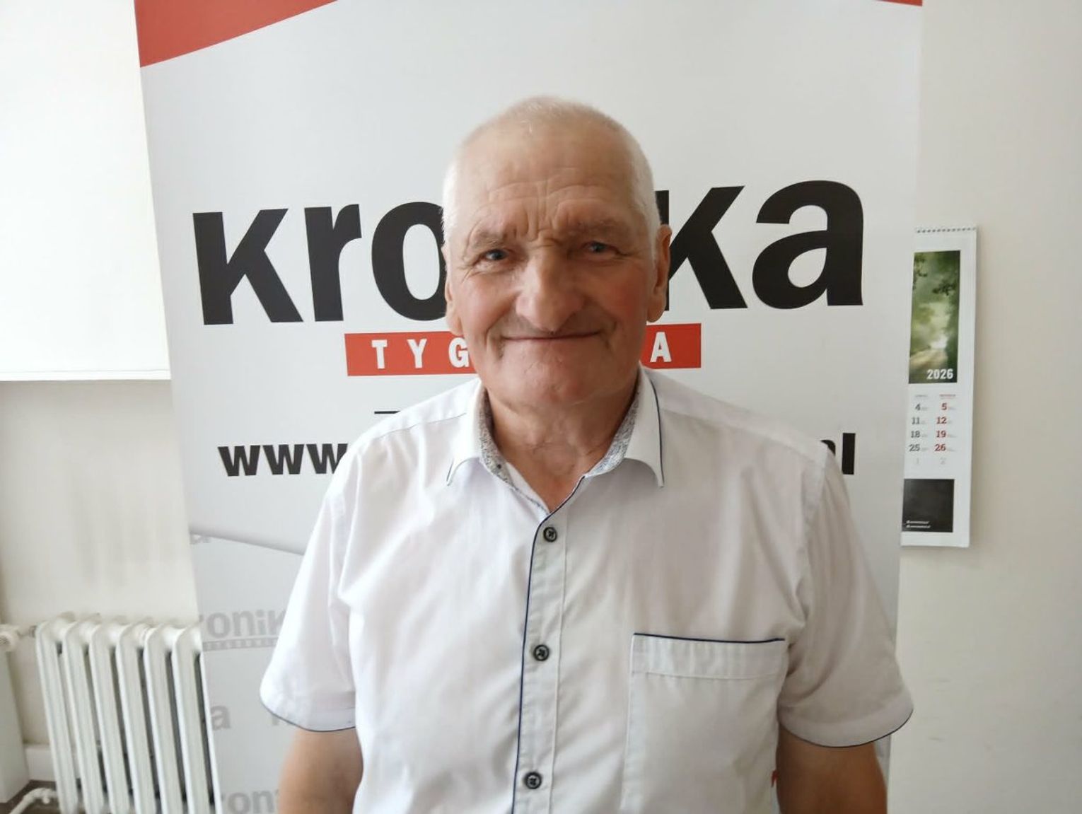 Malinowe i bawole serca. Pan Leonard z Płoskiego przywiózł skosztować pyszne pomidory