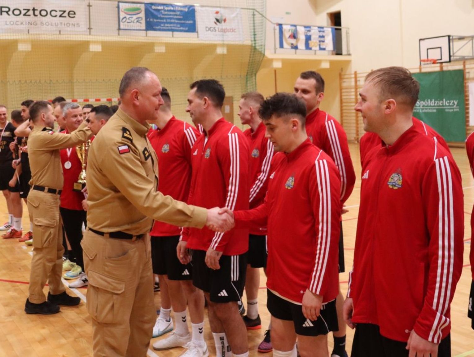 Mistrzostwa Województwa Lubelskiego Strażaków PSP w Halowej Piłce Nożnej [WYNIKI, ZDJĘCIA]