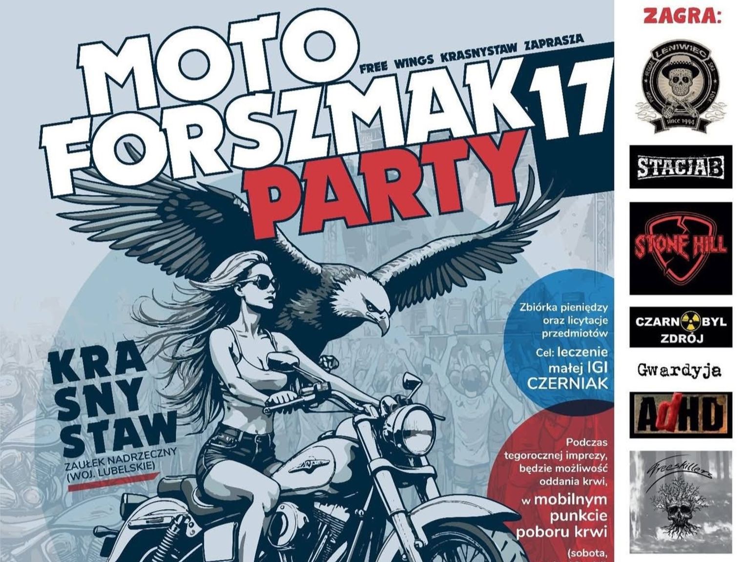 Moto Forszmak Party w Krasnymstawie. Co czeka na uczestników imprezy? [PROGRAM]