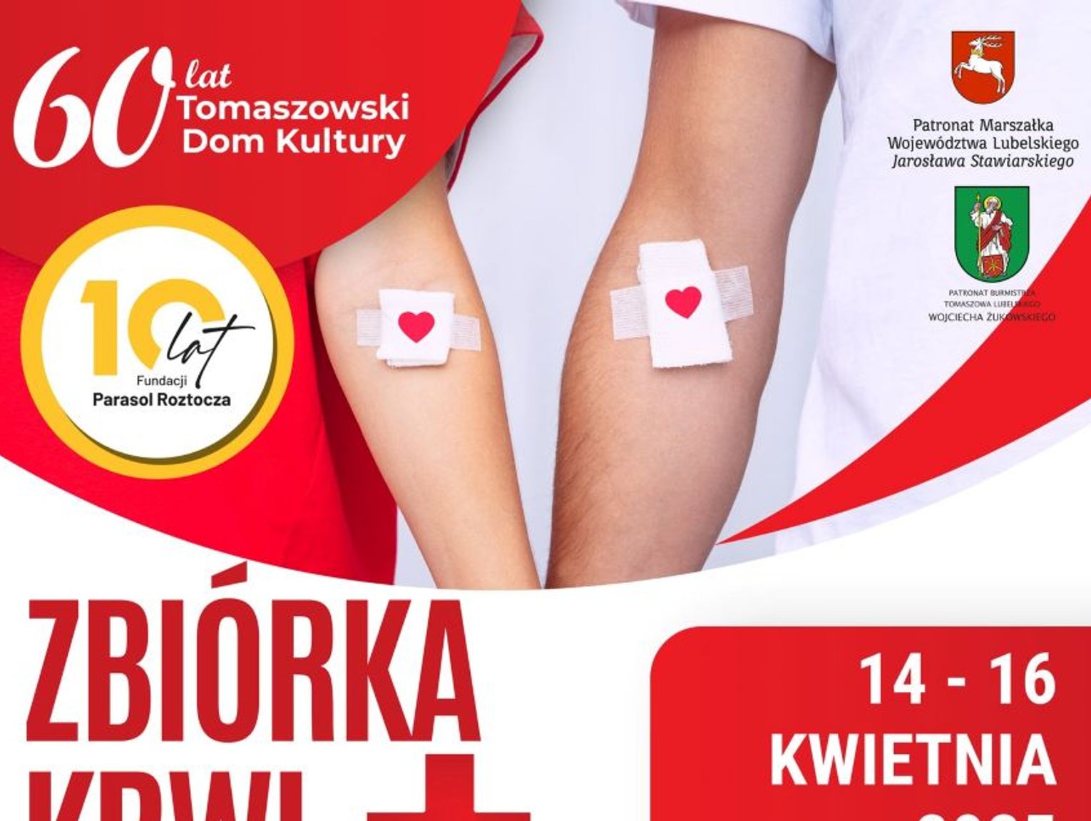 Na 60-lecie. Zbiórka krwi w Tomaszowskim Domu Kultury