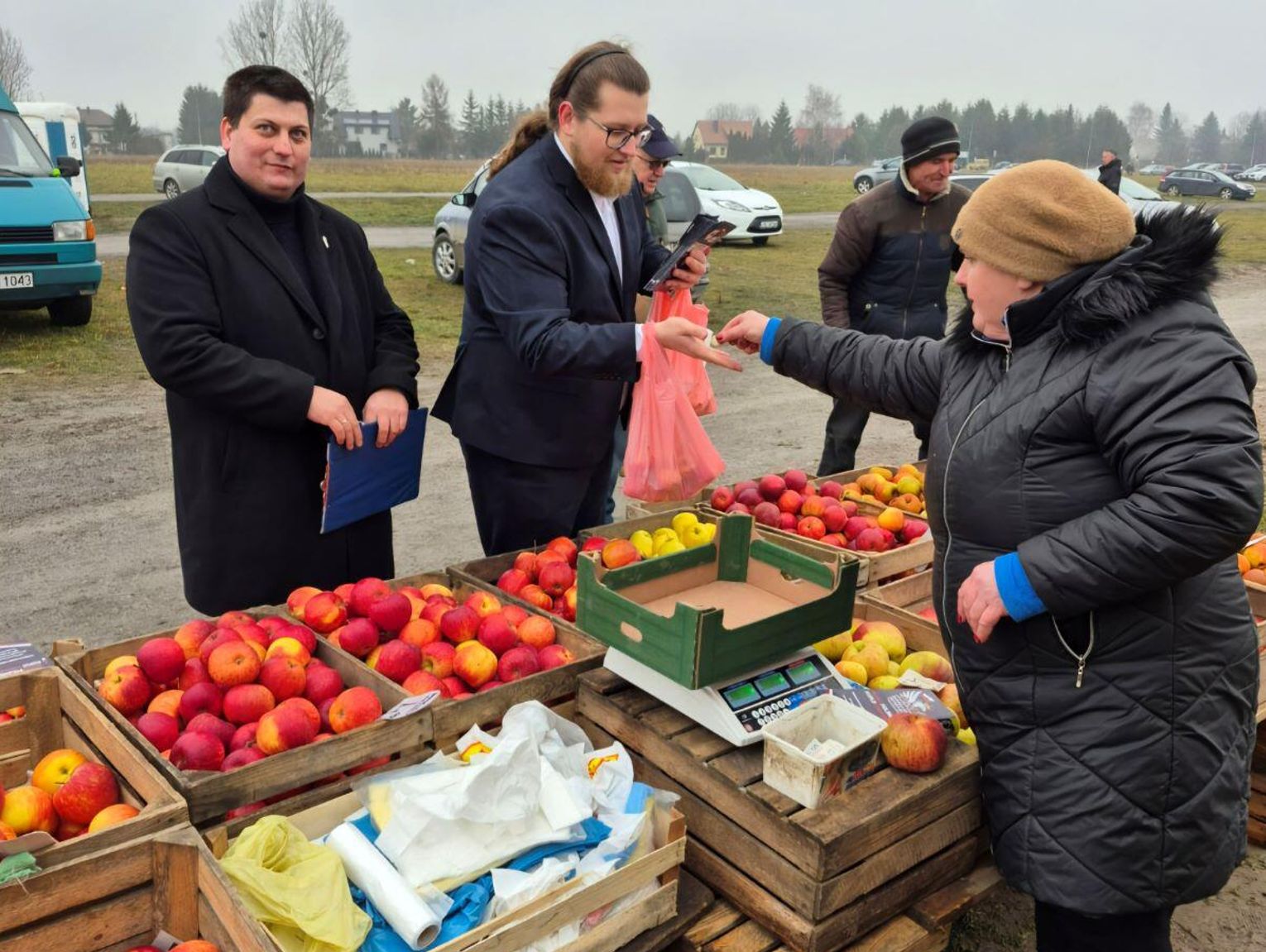 Na giełdzie w Mokrem zachęcali do kupowania polskich produktów