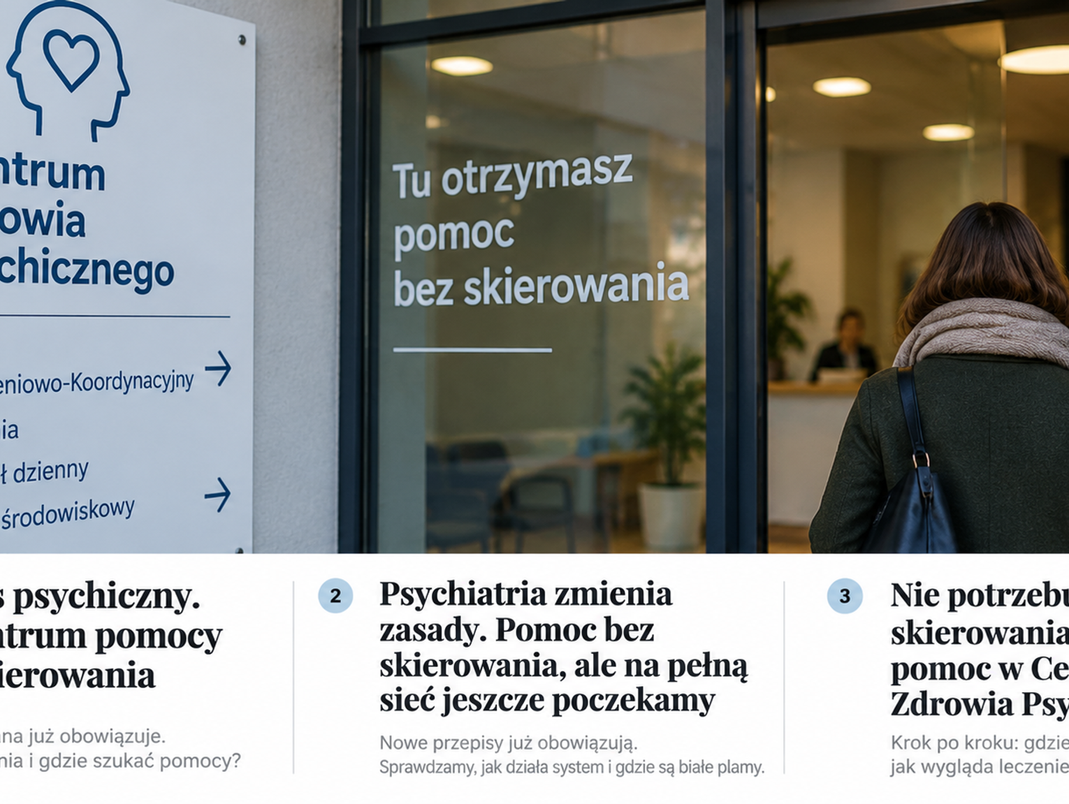 Nie potrzebujesz skierowania. Tak zmienia się pomoc psychiatryczna