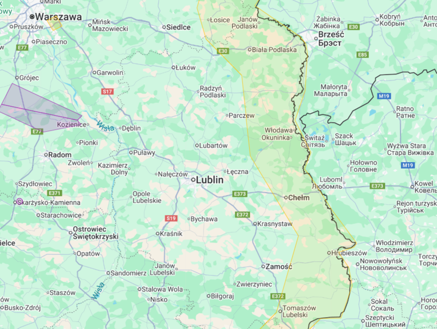 Niebo nad wschodnią Polską zamknięte dla cywilnych dronów [MAPY]