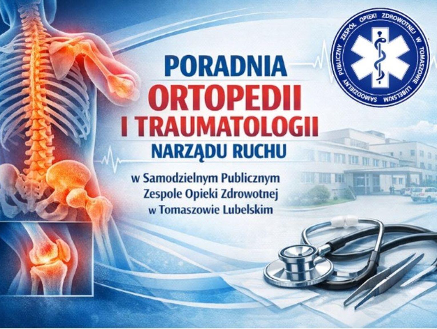 Nowa poradnia ortopedyczna w tomaszowskim szpitalu