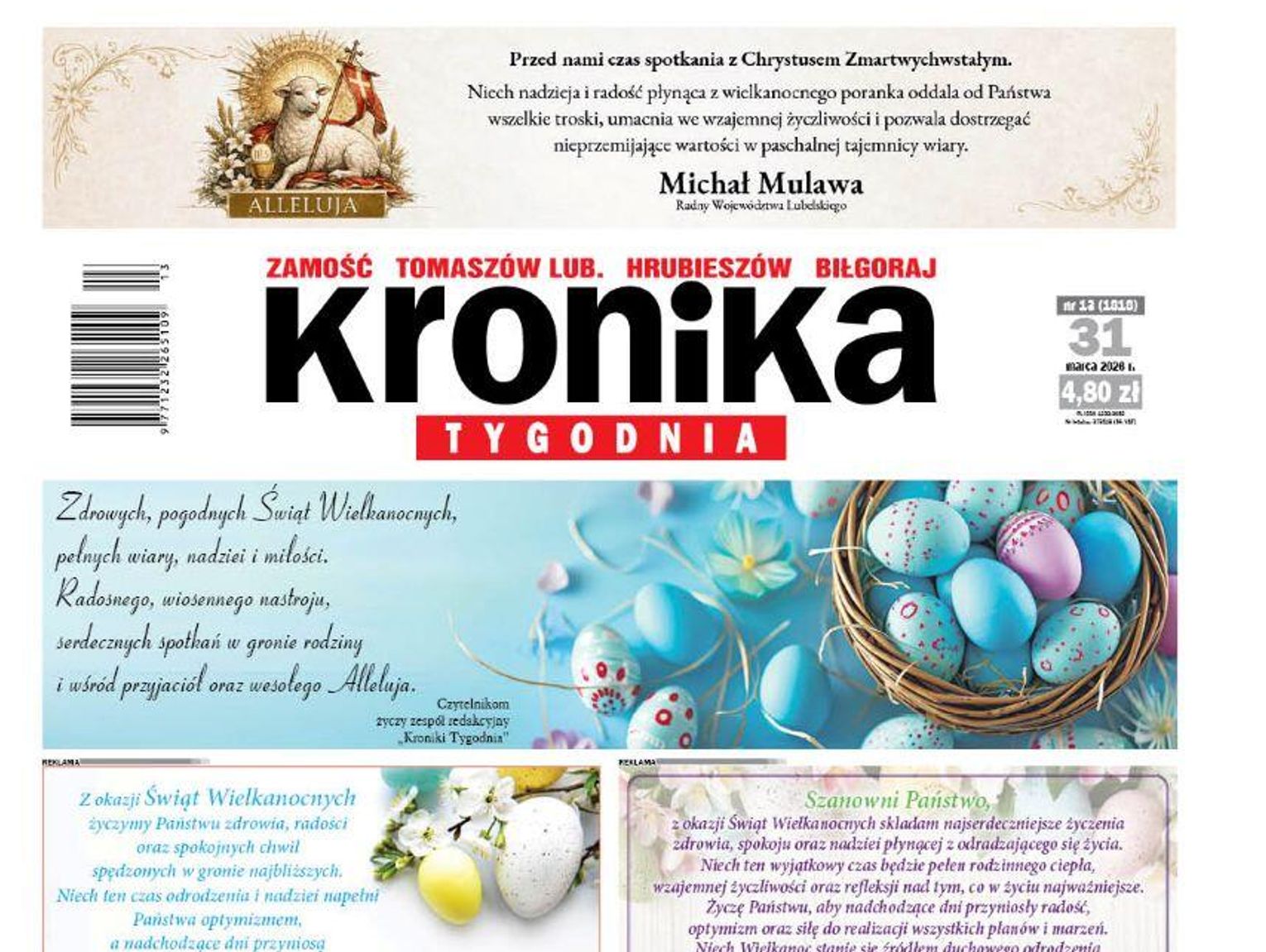 Nowe wielkanocne wydanie "Kroniki Tygodnia" już 31 marca w sprzedaży! Sprawdź, o czym piszemy
