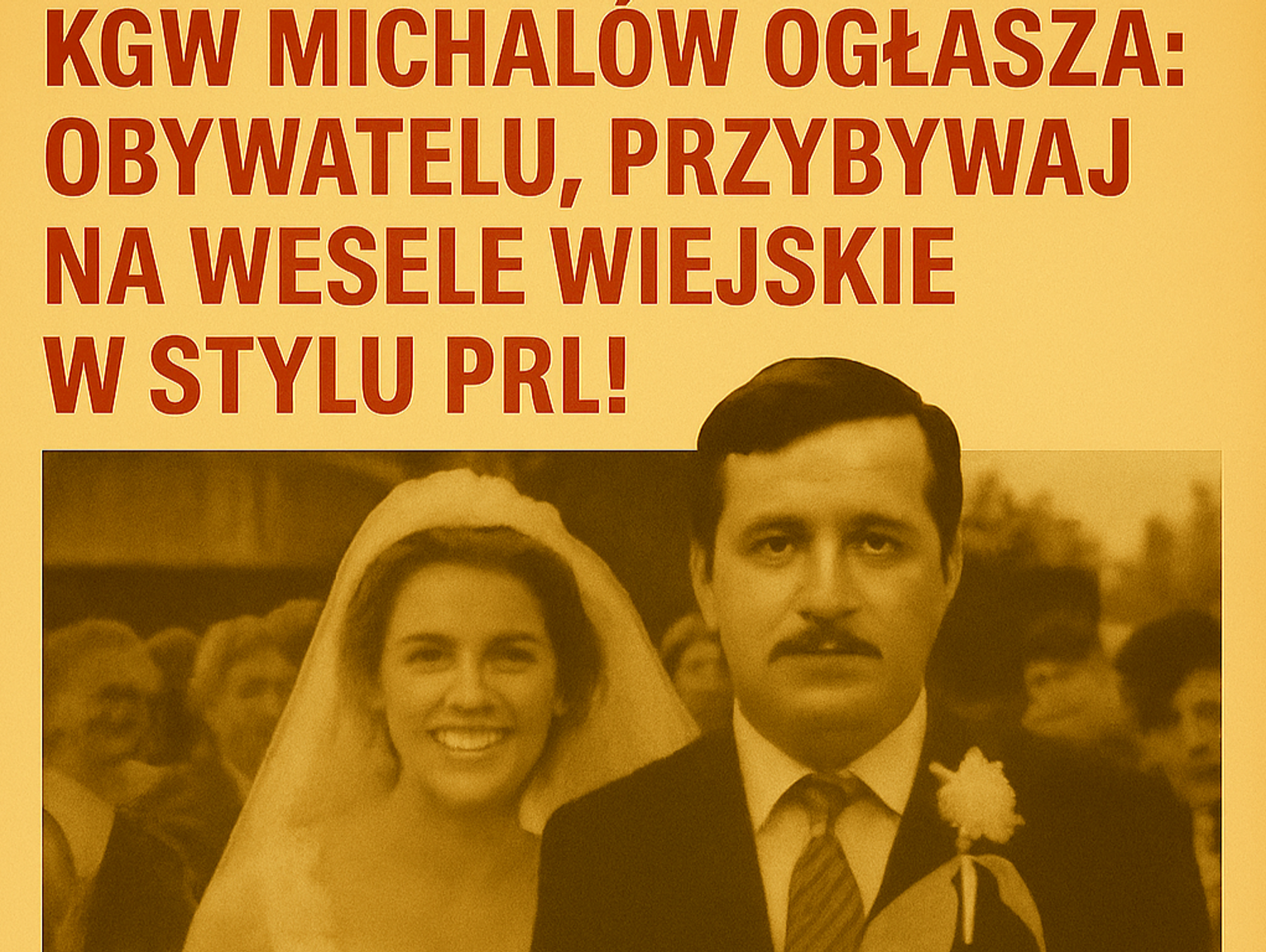 Obywatele i obywatelki, Zenek z Mariolką się żeni! W Michalowie będzie wesele, a potem potańcówka w stylu PRL