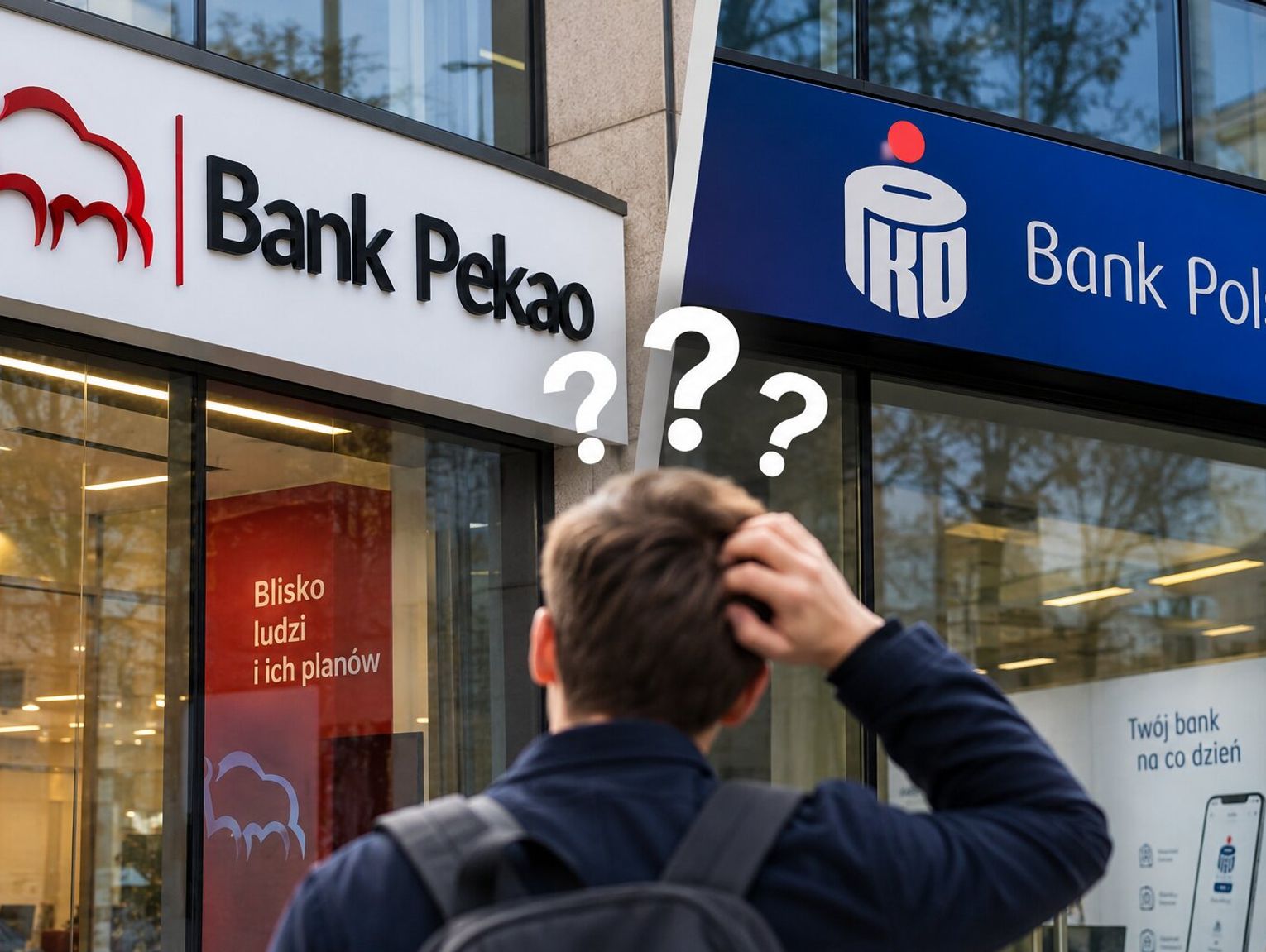 Pekao może zmienić nazwę. Wielu klientów myli go z PKO BP