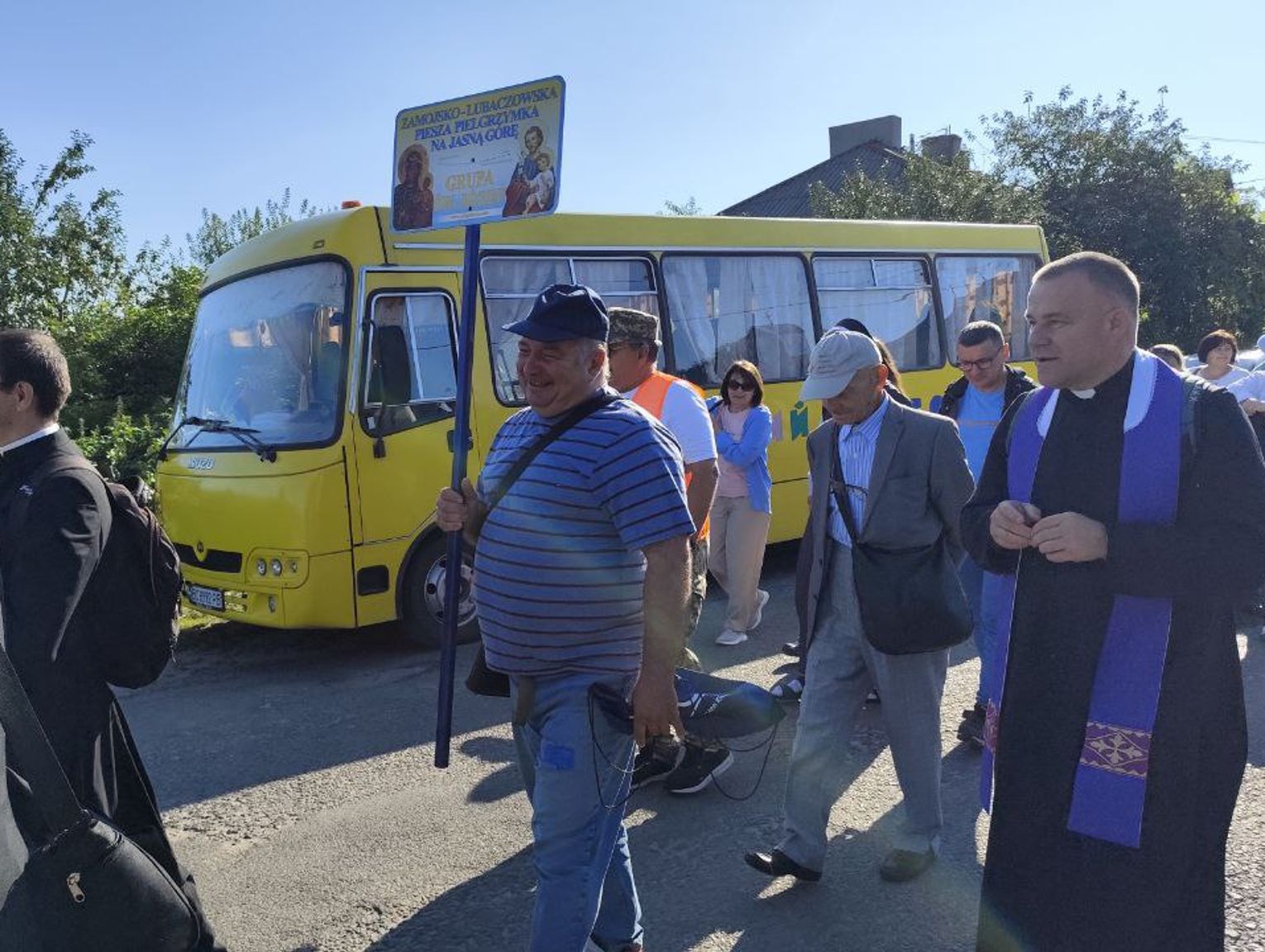 „Pielgrzymi Nadziei” wyruszyli z Bełza na Jasną Górę [ZDJĘCIA]
