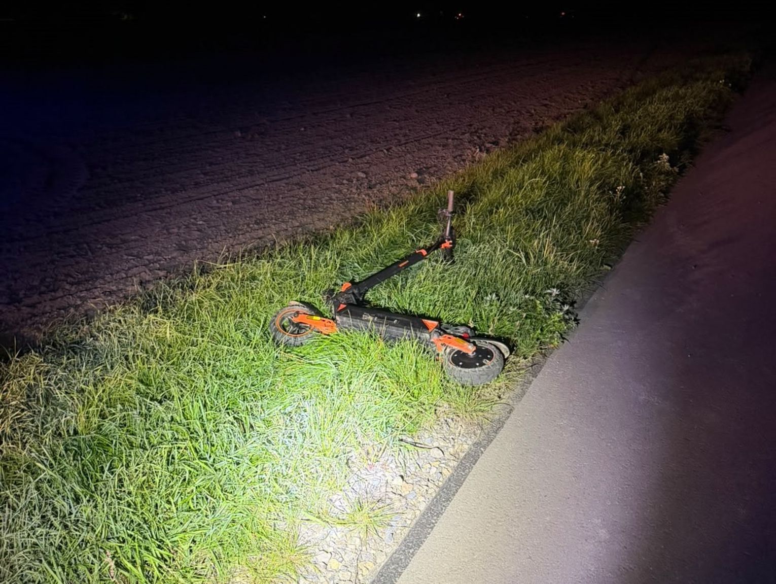 Pijany 42-latek z gm. Werbkowice przewrócił się na hulajnodze elektrycznej
