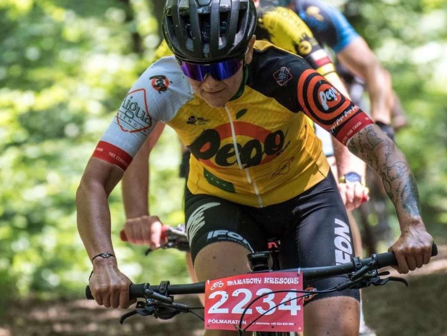 Policjantka z Zamościa znów na podium. Monika Mazur najlepsza w półmaratonie MTB w Janowie