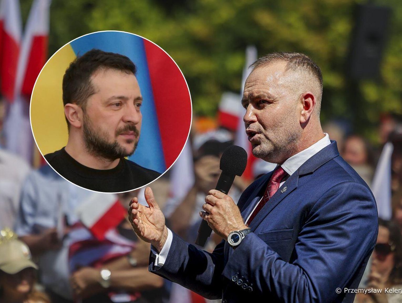 Prezydent Nawrocki odebrał Zełenskiemu Order Orła Białego. "Nie można czcić ludobójców"