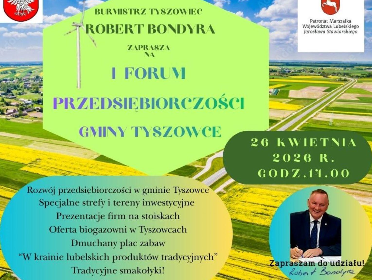 Przedsiębiorcy spotkają się w Tyszowcach. Nawiążą kontakty i wymienią się doświadczeniami