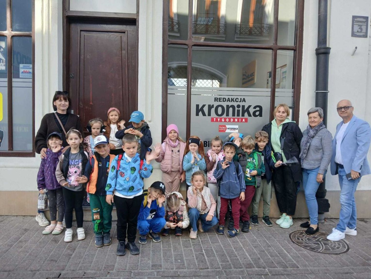 Przedszkolaki z PM nr 10 w Zamościu z wizytą w redakcji „Kroniki Tygodnia”