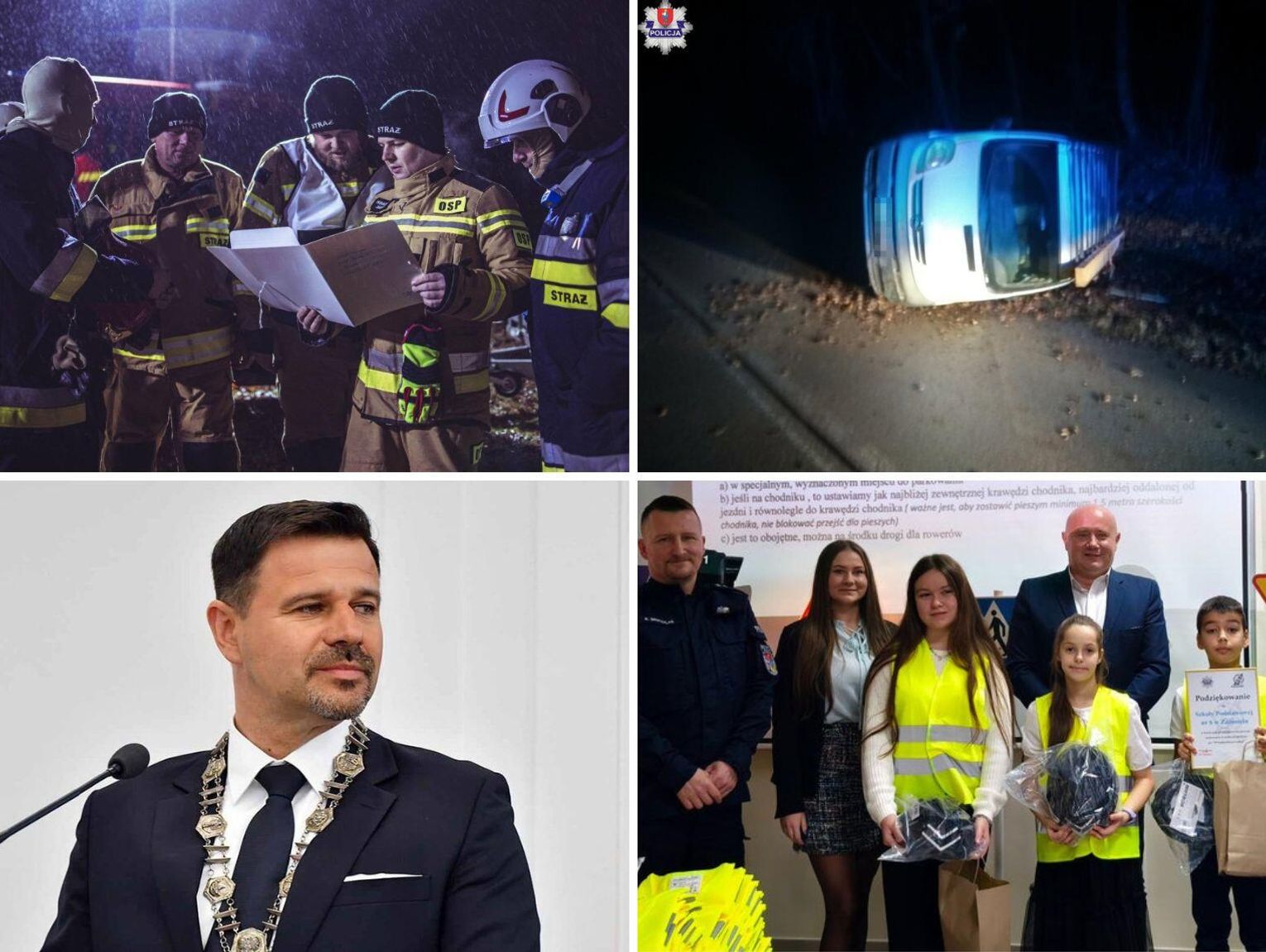 Przegląd wiadomości, 15 grudnia 2025. Zamość, Tomaszów Lubelski, Hrubieszów, Biłgoraj