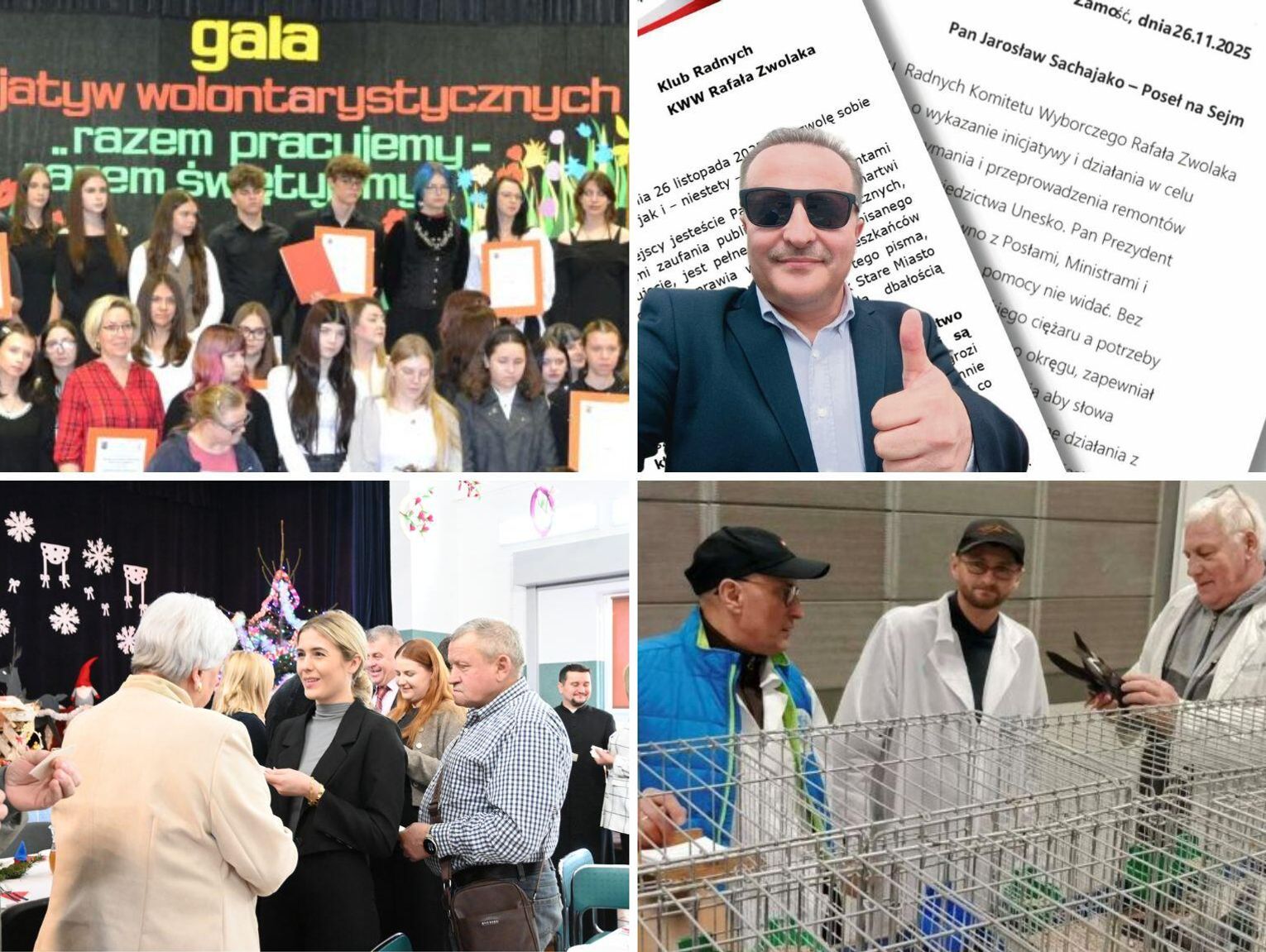 Przegląd wiadomości, 18 grudnia 2025. Zamość, Tomaszów Lubelski, Hrubieszów, Biłgoraj