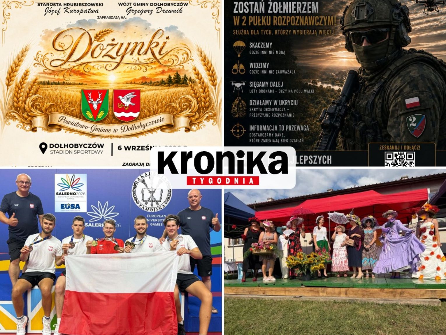 Przegląd wiadomości, 18 sierpnia 2026. Zamość, Tomaszów Lubelski, Hrubieszów, Biłgoraj