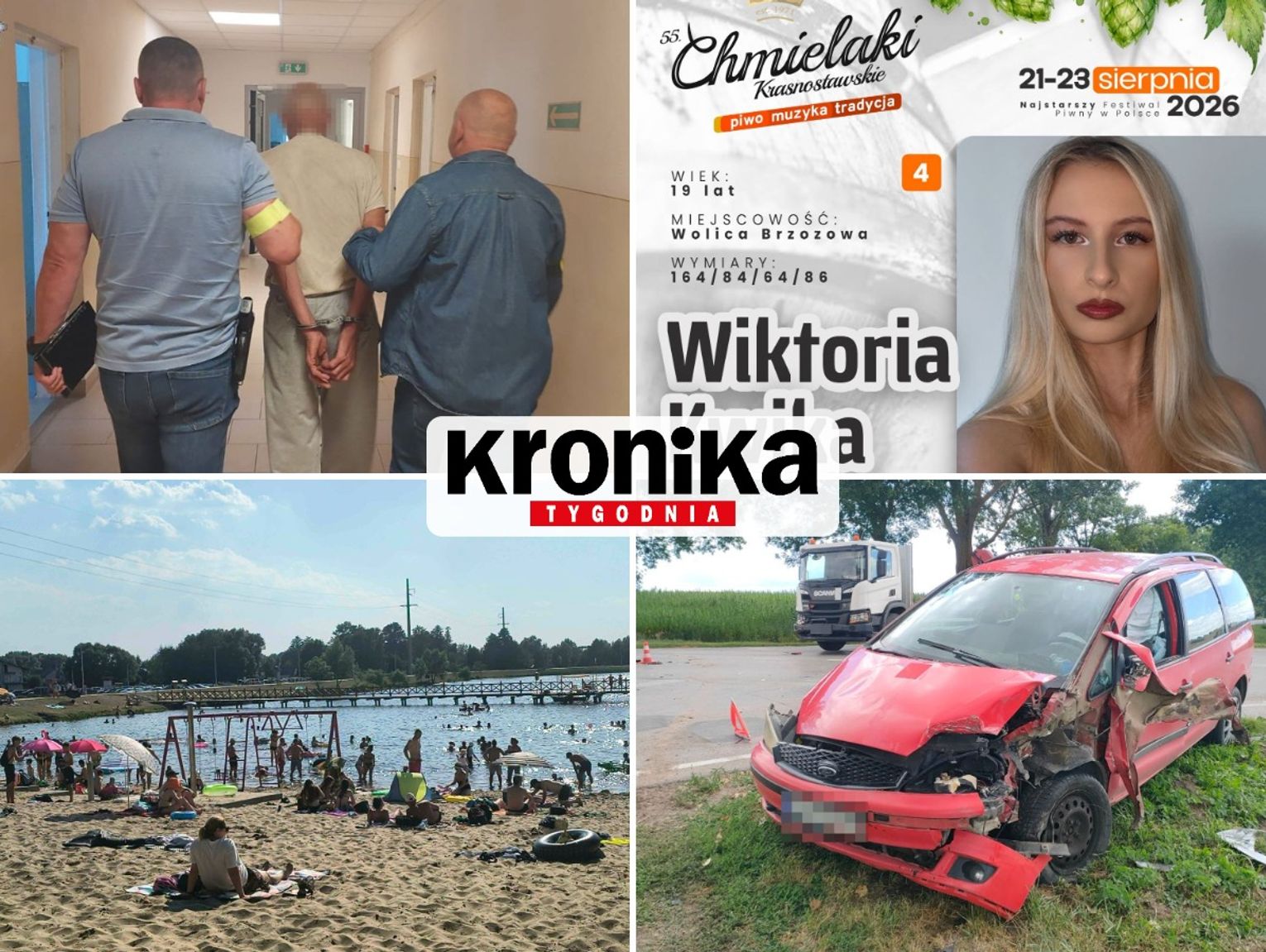 Przegląd wiadomości, 19 sierpnia 2026. Zamość, Tomaszów Lubelski, Hrubieszów, Biłgoraj