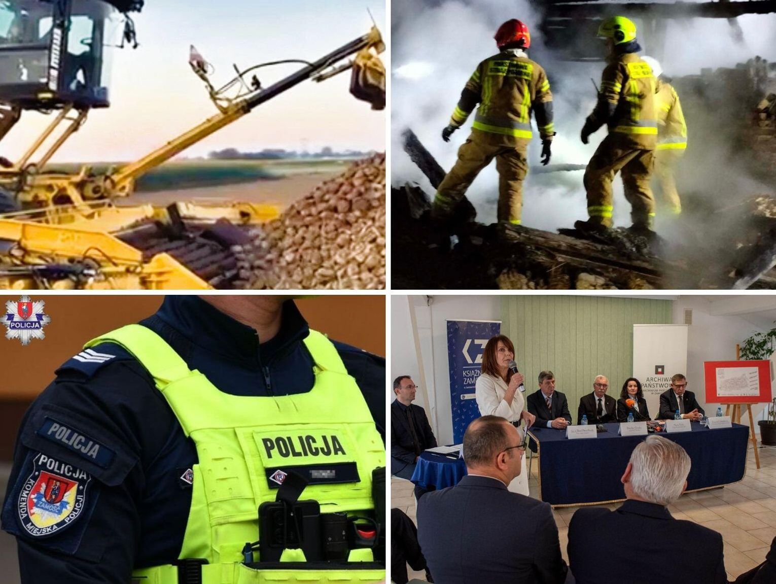 Przegląd wiadomości, 20 listopada 2025. Zamość, Tomaszów Lubelski, Hrubieszów, Biłgoraj