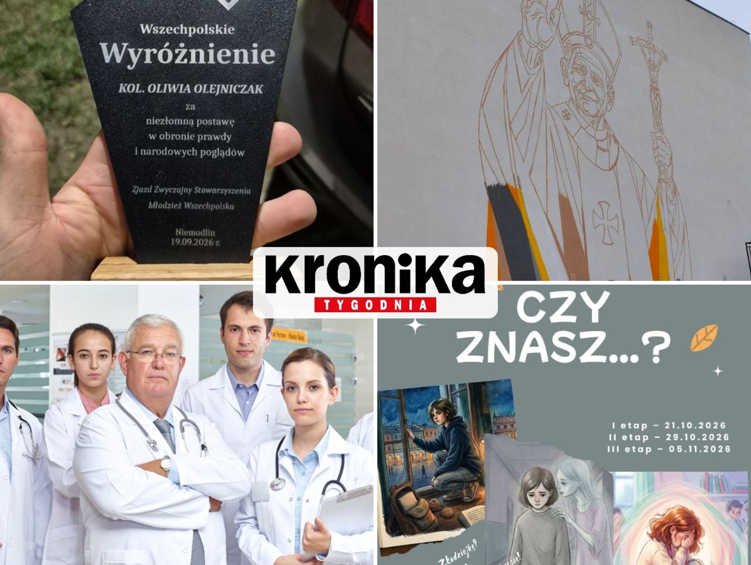 Przegląd wiadomości, 26-27 września 2026. Zamość, Tomaszów Lubelski, Hrubieszów, Biłgoraj