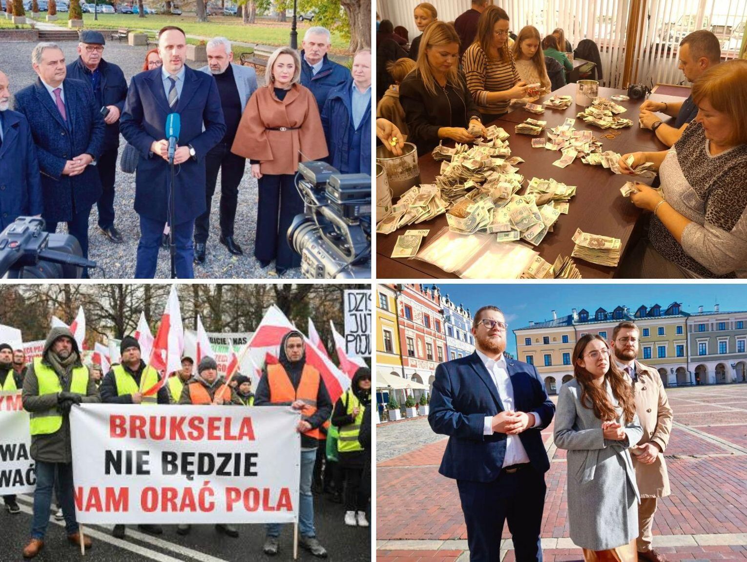 Przegląd wiadomości, 4 listopada 2025. Zamość, Tomaszów Lubelski, Hrubieszów, Biłgoraj