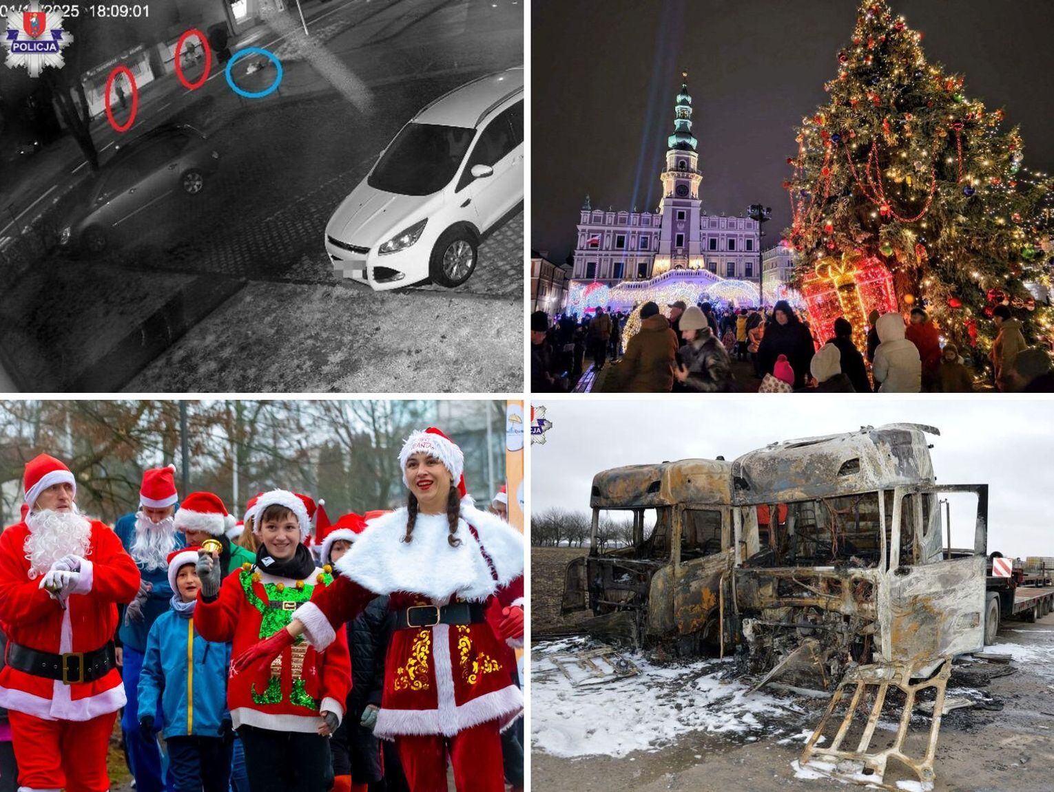 Przegląd wiadomości, 8 grudnia 2025. Zamość, Tomaszów Lubelski, Hrubieszów, Biłgoraj