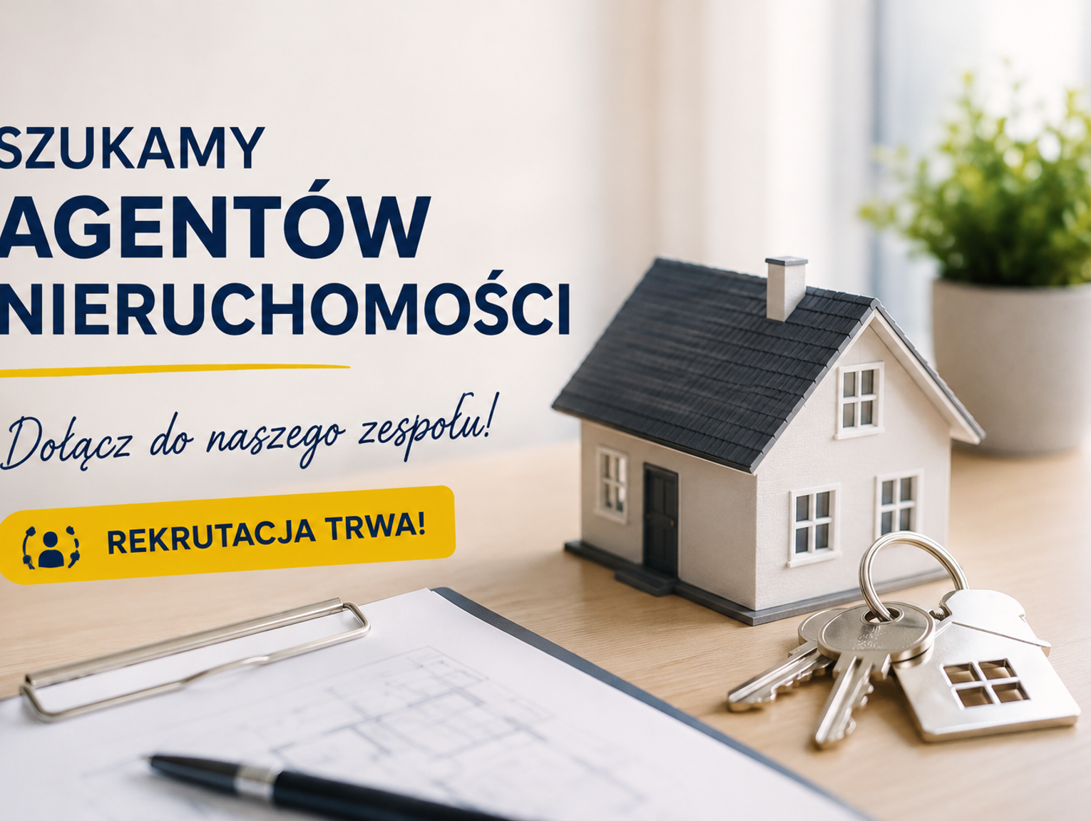 Rekrutacja trwa! Zostań agentem nieruchomości w Zamościu.