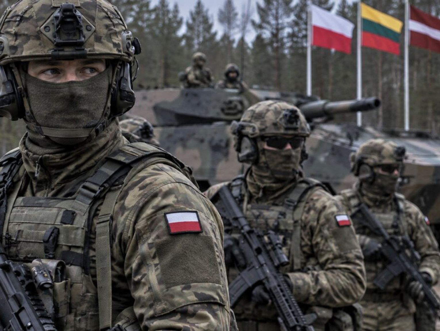 Rosja atakuje Litwę, Łotwę lub Estonię. Czy Polska powinna pomóc? Jest nowy sondaż