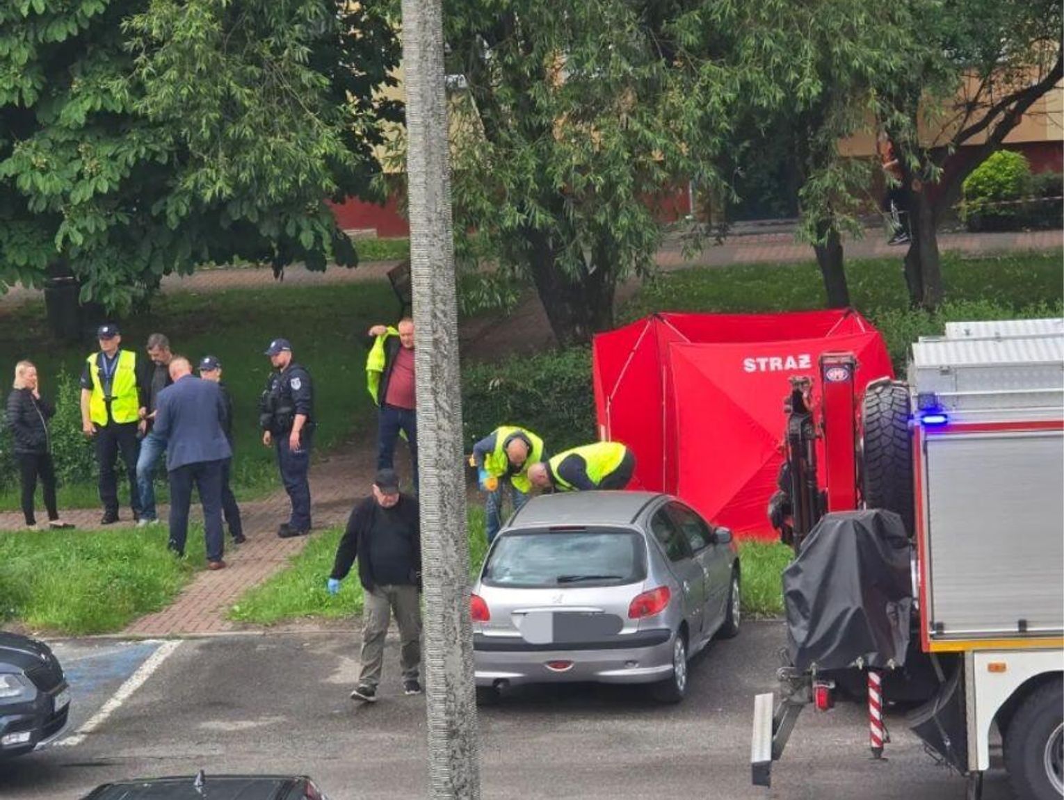 Rosjanin zginął po strzałach w Białej Podlaskiej. Śledztwo trwa