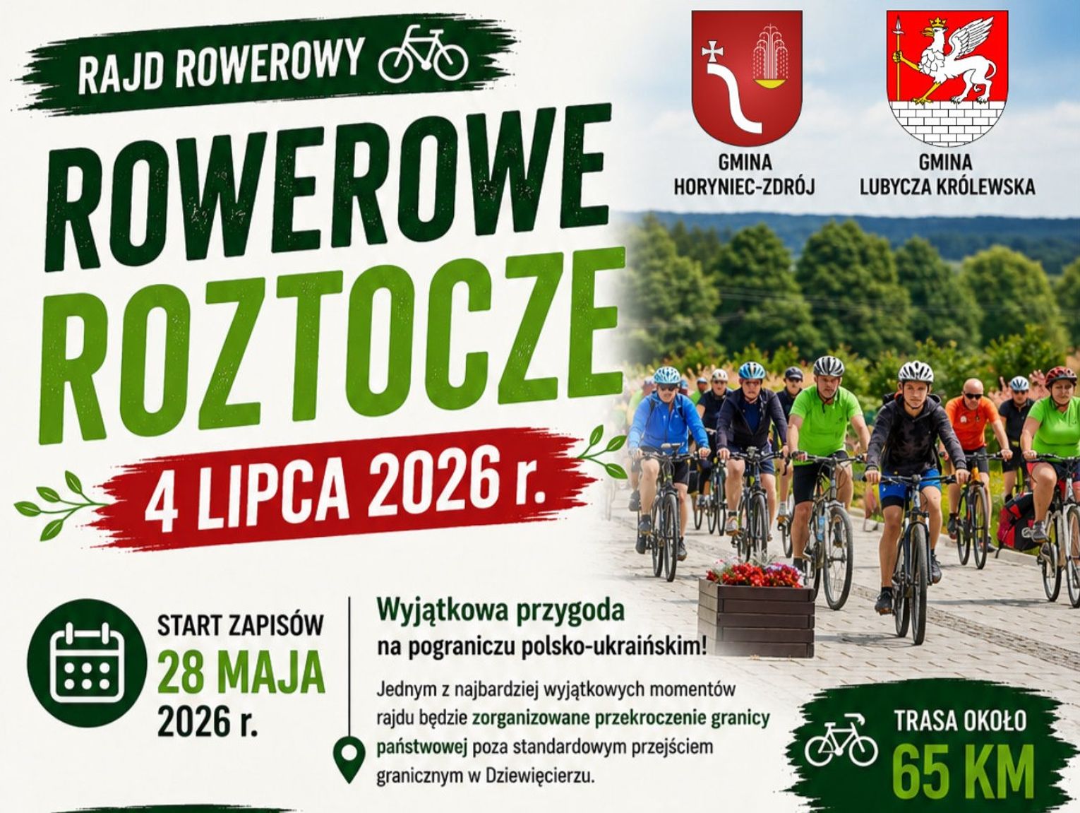 Rowerowe Roztocze 2026. 28 maja ruszają zapisy na rajd przez Polskę i Ukrainę